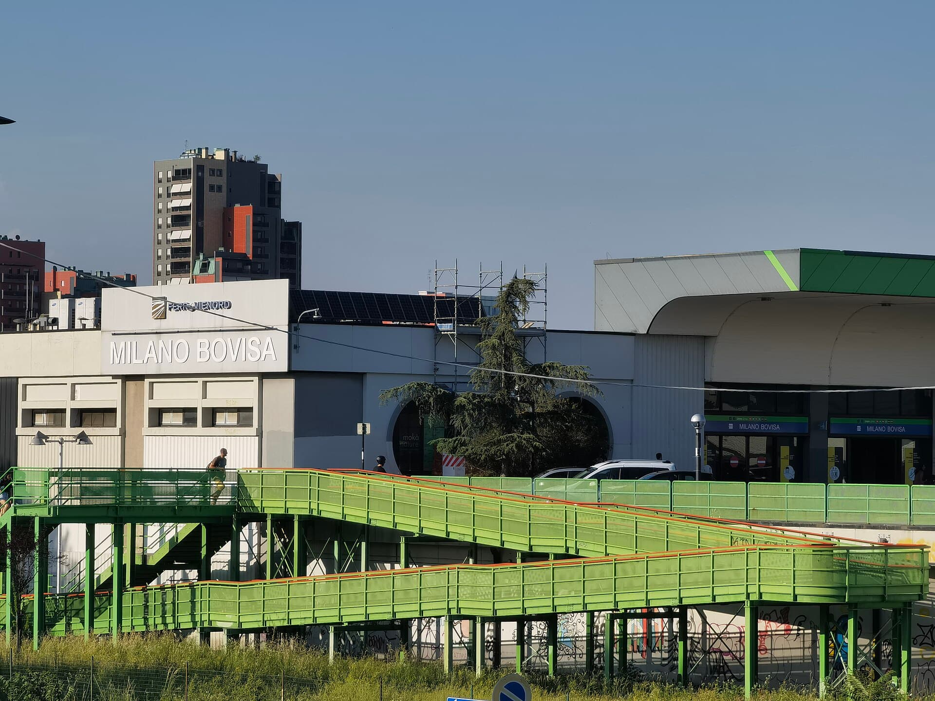La stazione di Milano Bovisa.