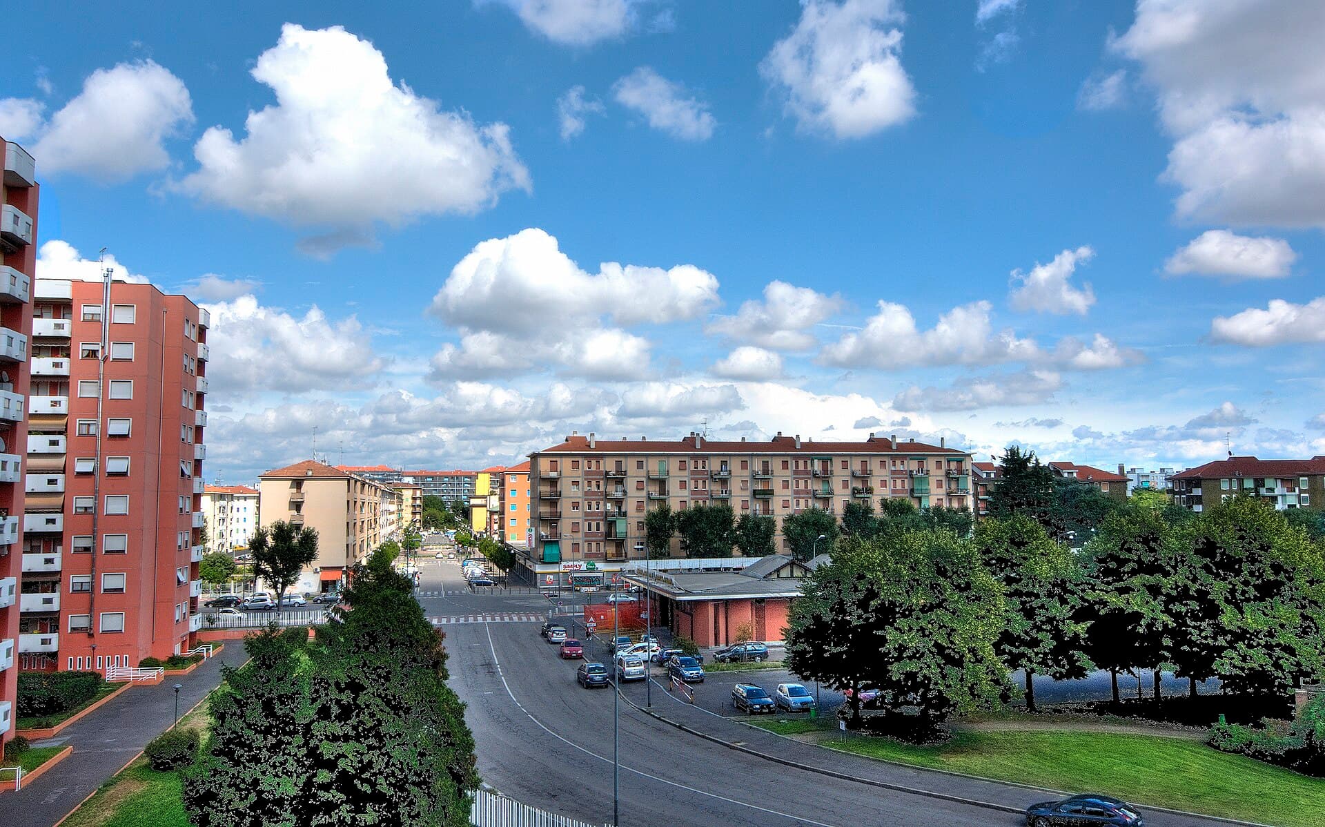 Il quartiere Quarto Oggiaro, a Milano.