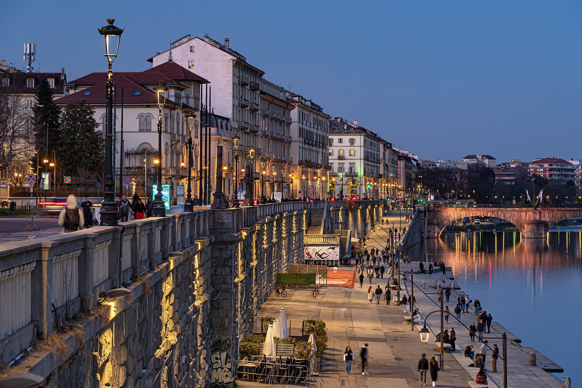 I Murazzi del Po a Torino.